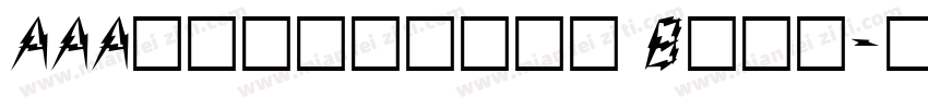 AAAcademiury Bold字体转换
